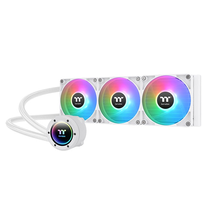 Enfriamiento Liquido Thermaltake TH360 V2 ARGB Sync All-In One Liquid Cooler Snow Edition (CL-W365-PL12SW-A) - Color Blanco Enfriamiento Liquido Thermaltake TH360 V2 ARGB Sync All-In One Liquid Cooler Snow Edition (CL-W365-PL12SW-A) - Color Blanco